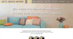 Desktop Screenshot of bestpricedmoving.com